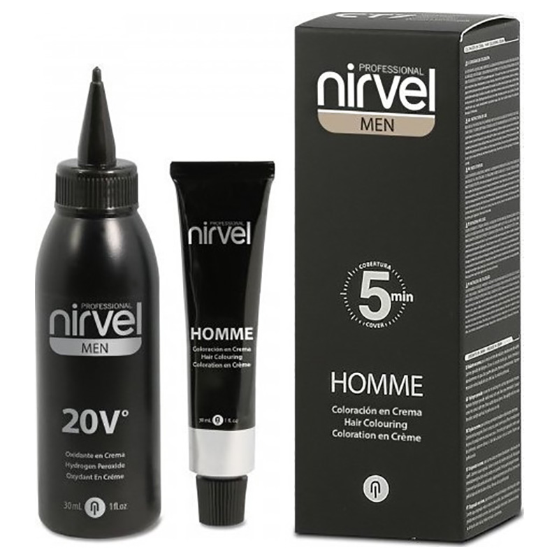 Nirvel Men Hair Coloring Cream G7 Light Grey 30ml