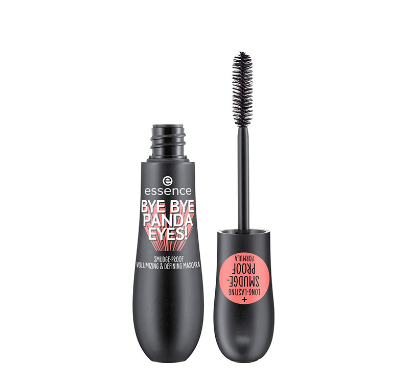 essence bye bye panda eyes smudge proof volumizing and defining mascara 01 black 16ml 1