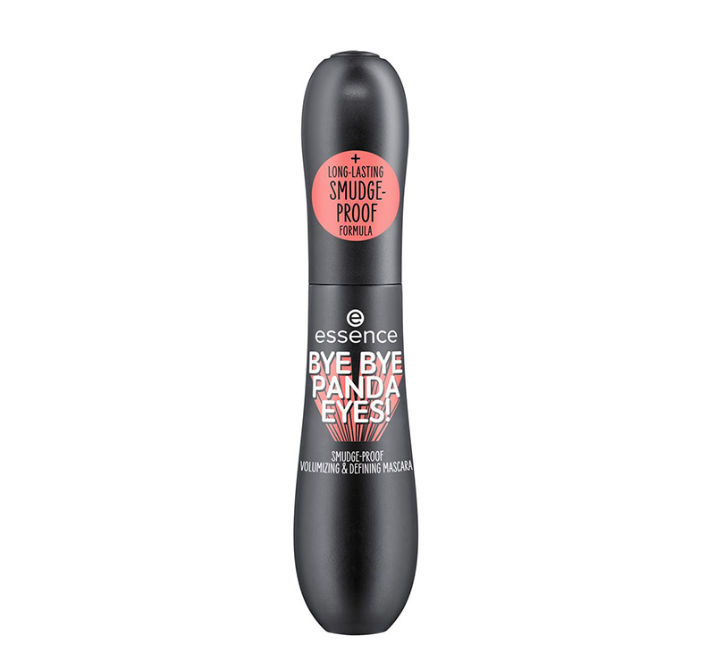 essence bye bye panda eyes smudge proof volumizing and defining mascara 01 black 16ml