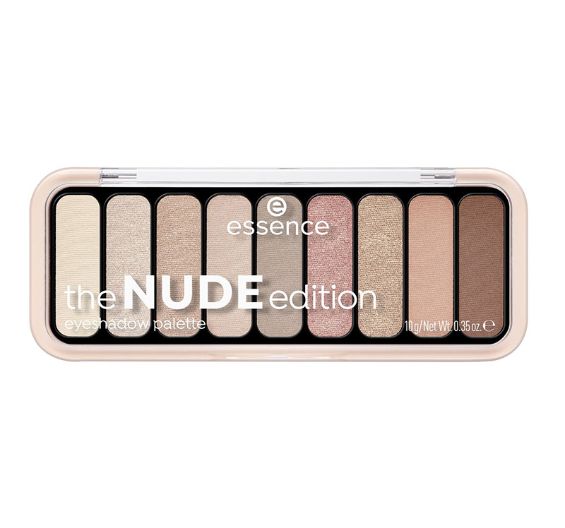 essence the nude edition eyeshadow palette 10 pretty in nude 10g