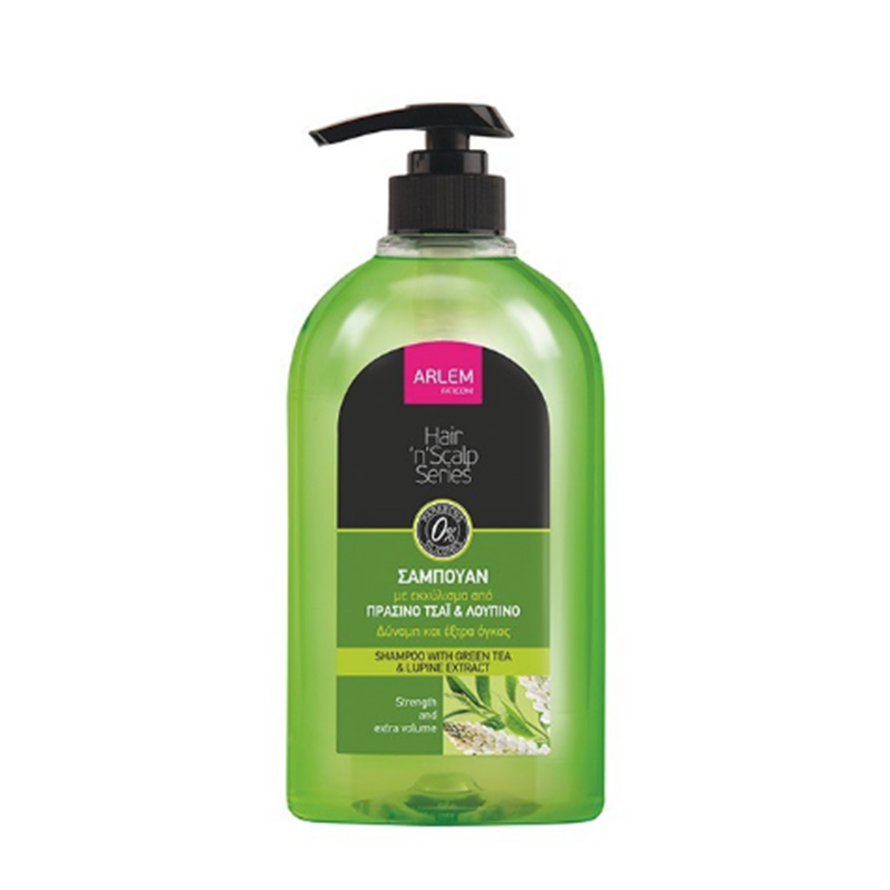 arlem shampoo green tea lupine 750ml