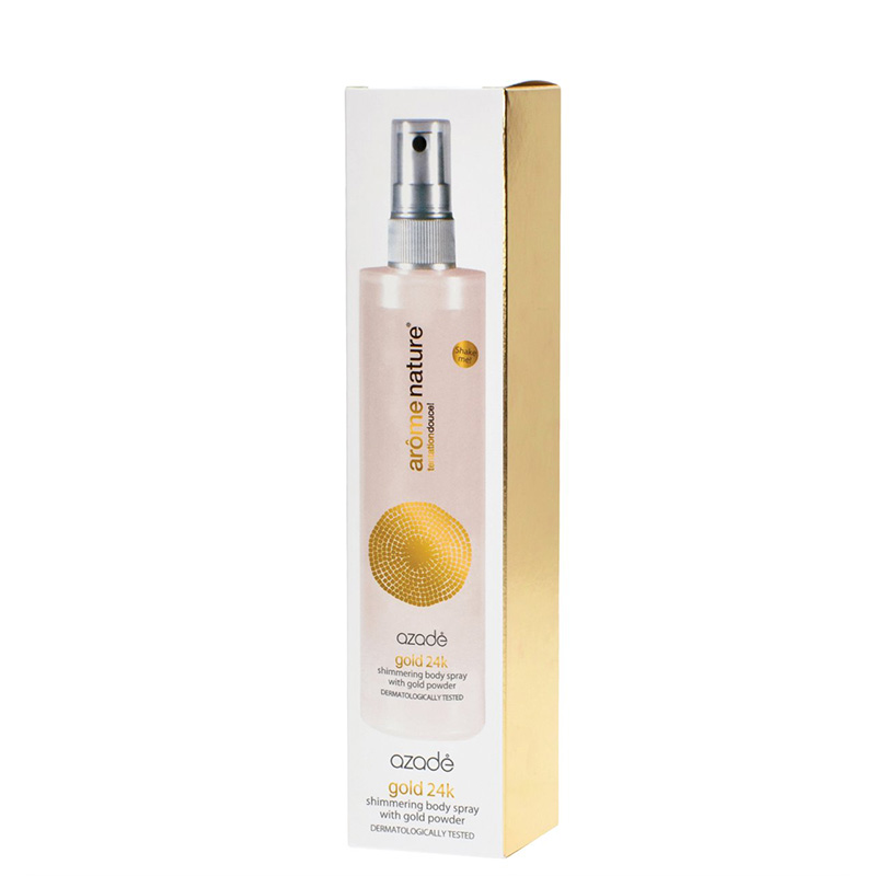 arome naturebody spray gold 24k 200ml