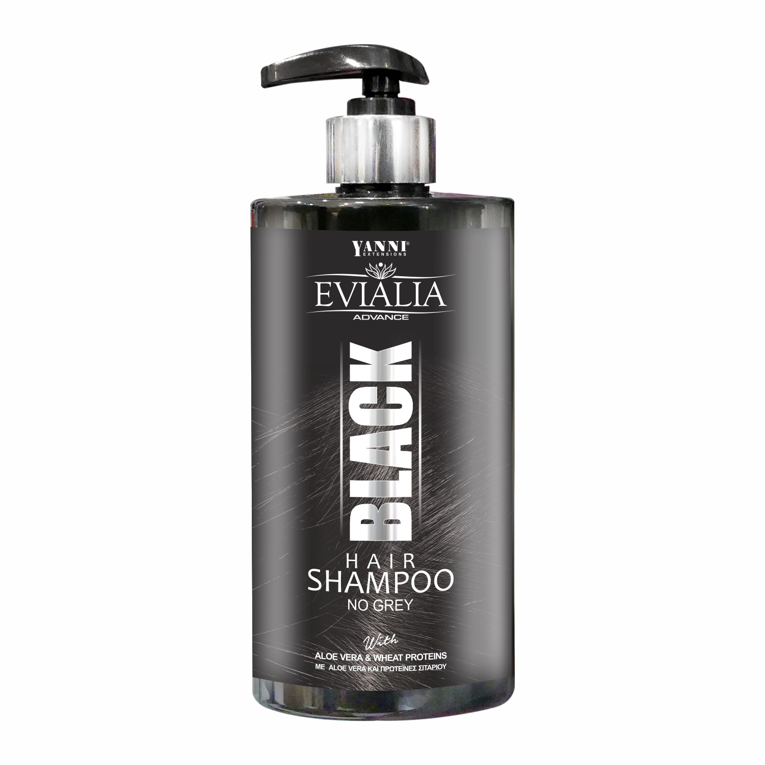 Evialia Black Shampoo Χρωμοσαμπουάν 500ml