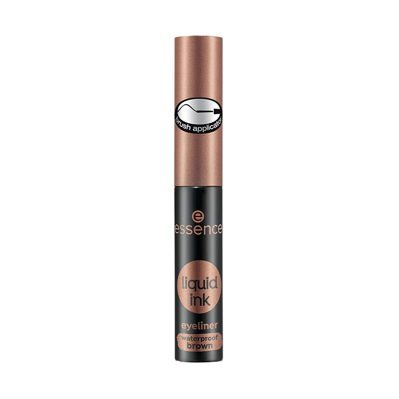 essence liquid ink eyeliner waterproof brown 02 ash brown 3ml