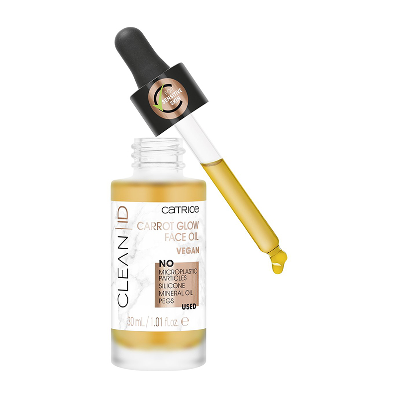 catrice clean id carrot jglow face oil 30ml