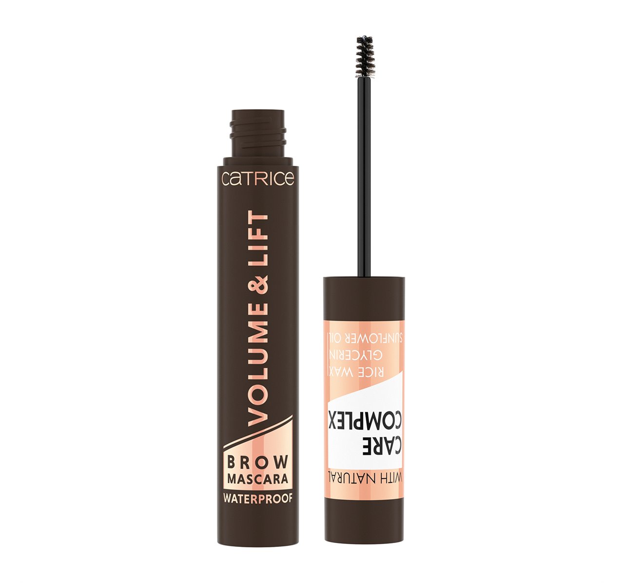 catrice volume lift brow mascar waterproof 040 dark brown 5ml