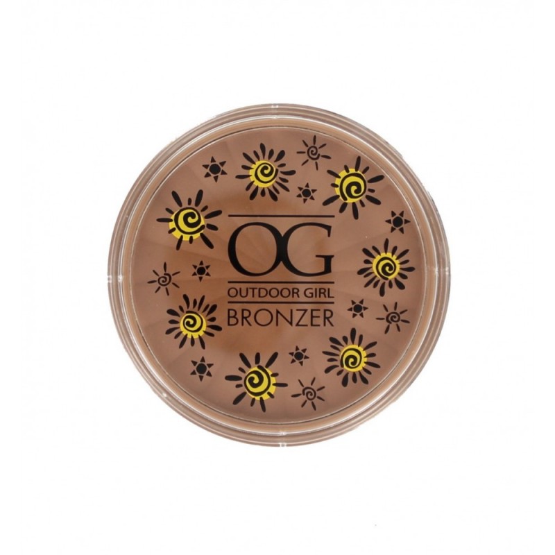 outdoor girl bronzing powder