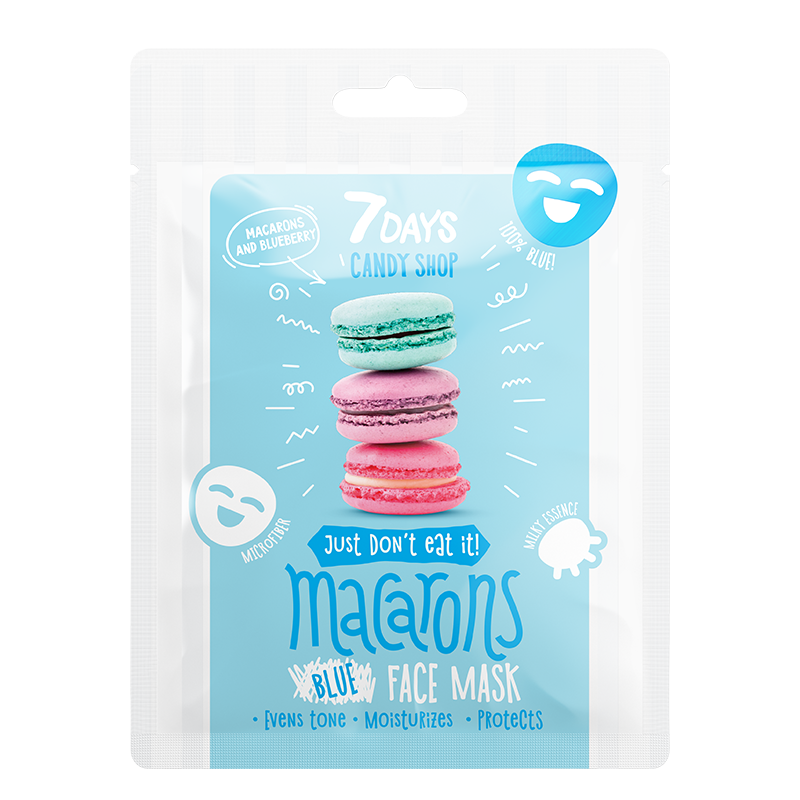 7 days candy shop macarons mask