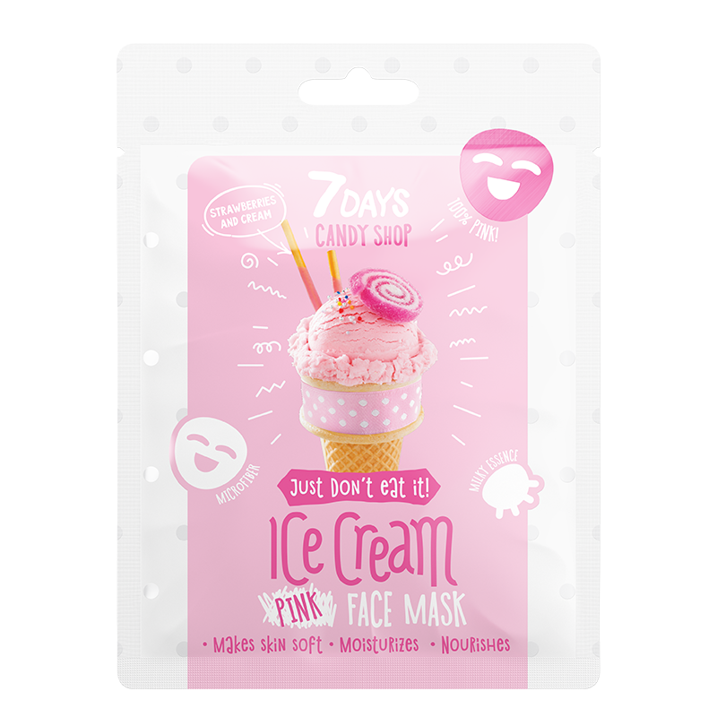 7 days candy shop ice cream mask