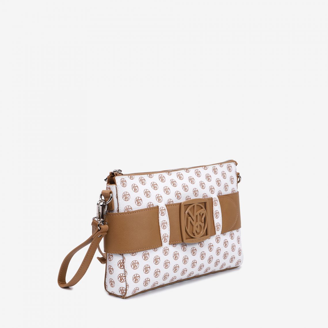 ICO106S2 CLUTCH BEIGE LOGO 2