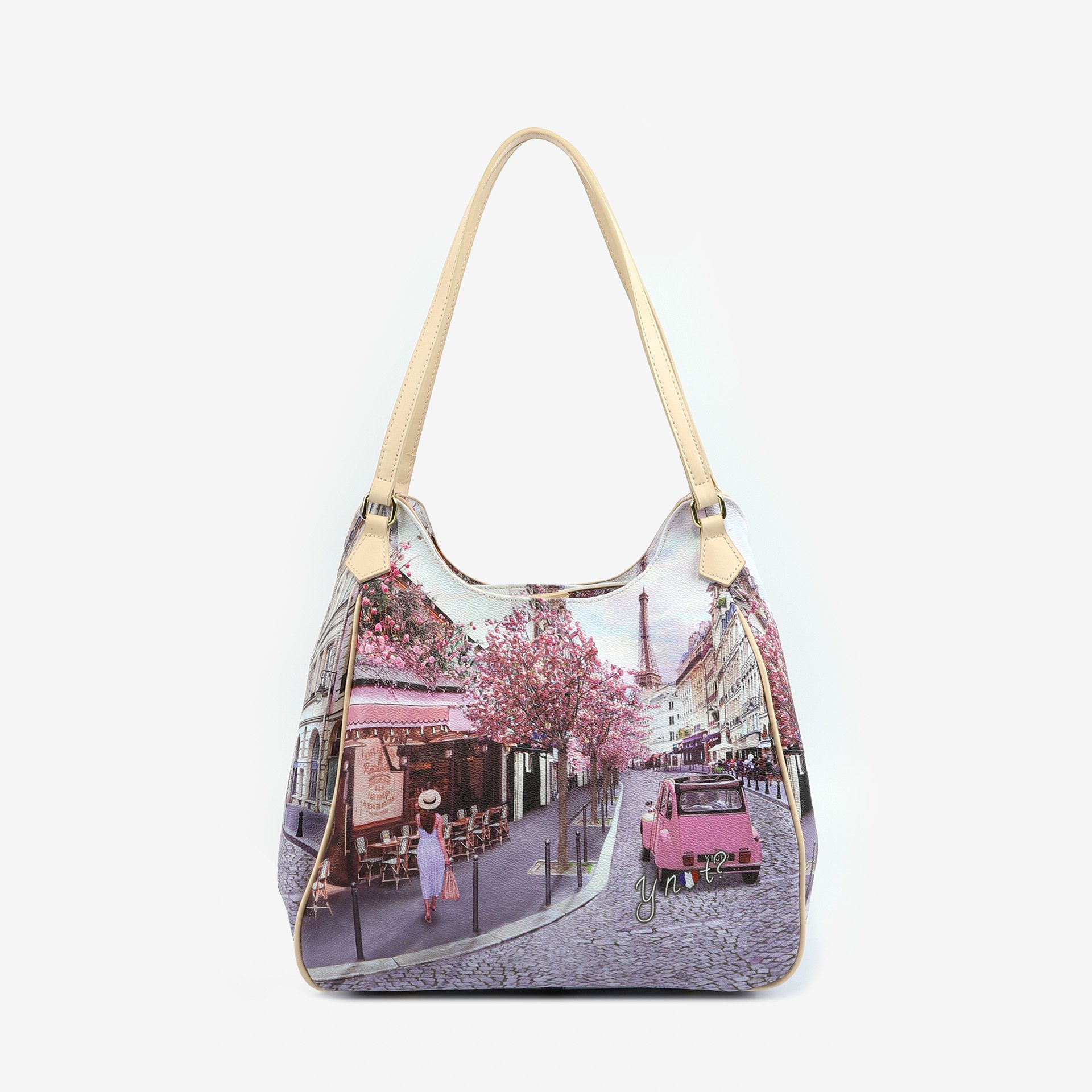 YES611S2 TOTE LARGE PARIS CAFE 1