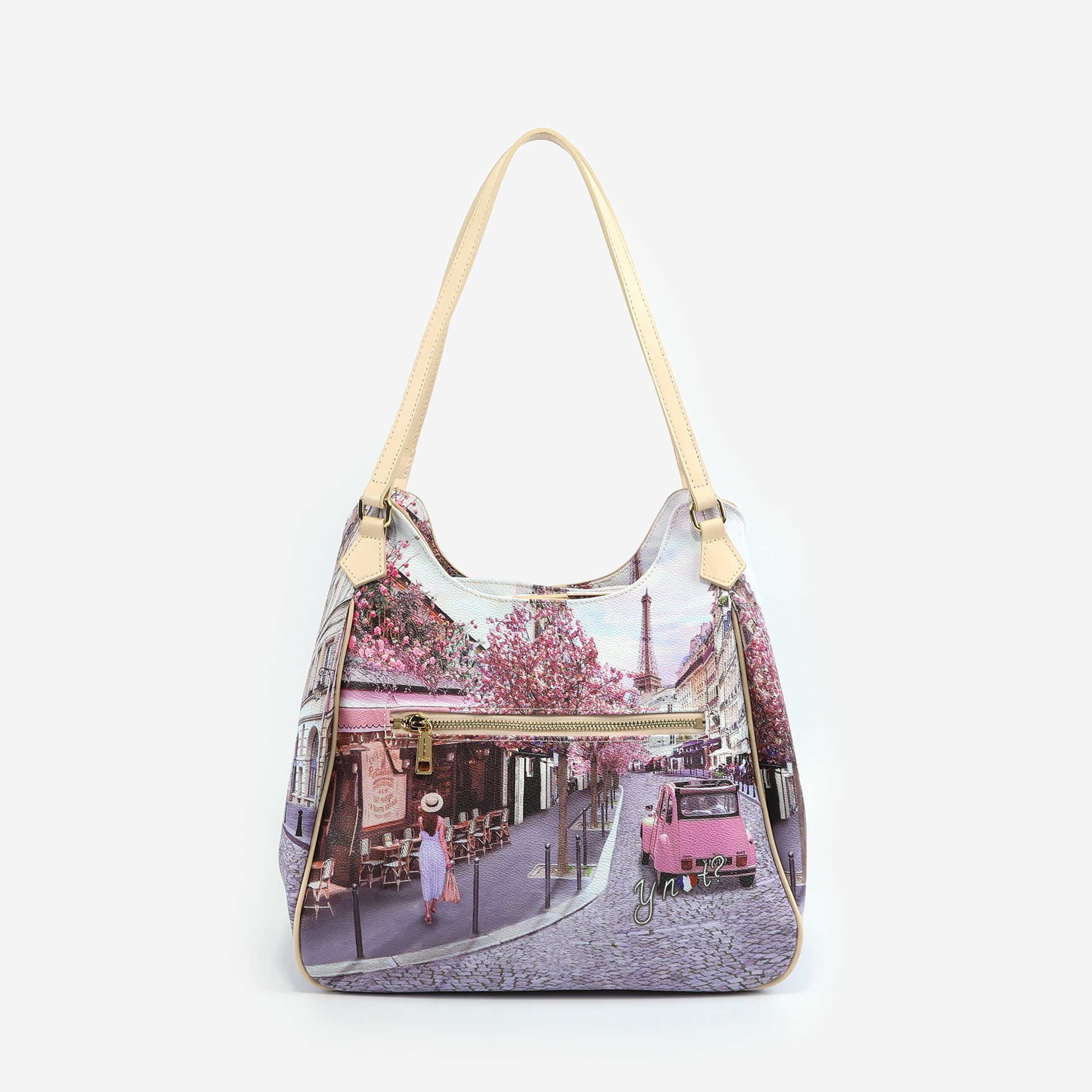 YES611S2 TOTE LARGE PARIS CAFE 3