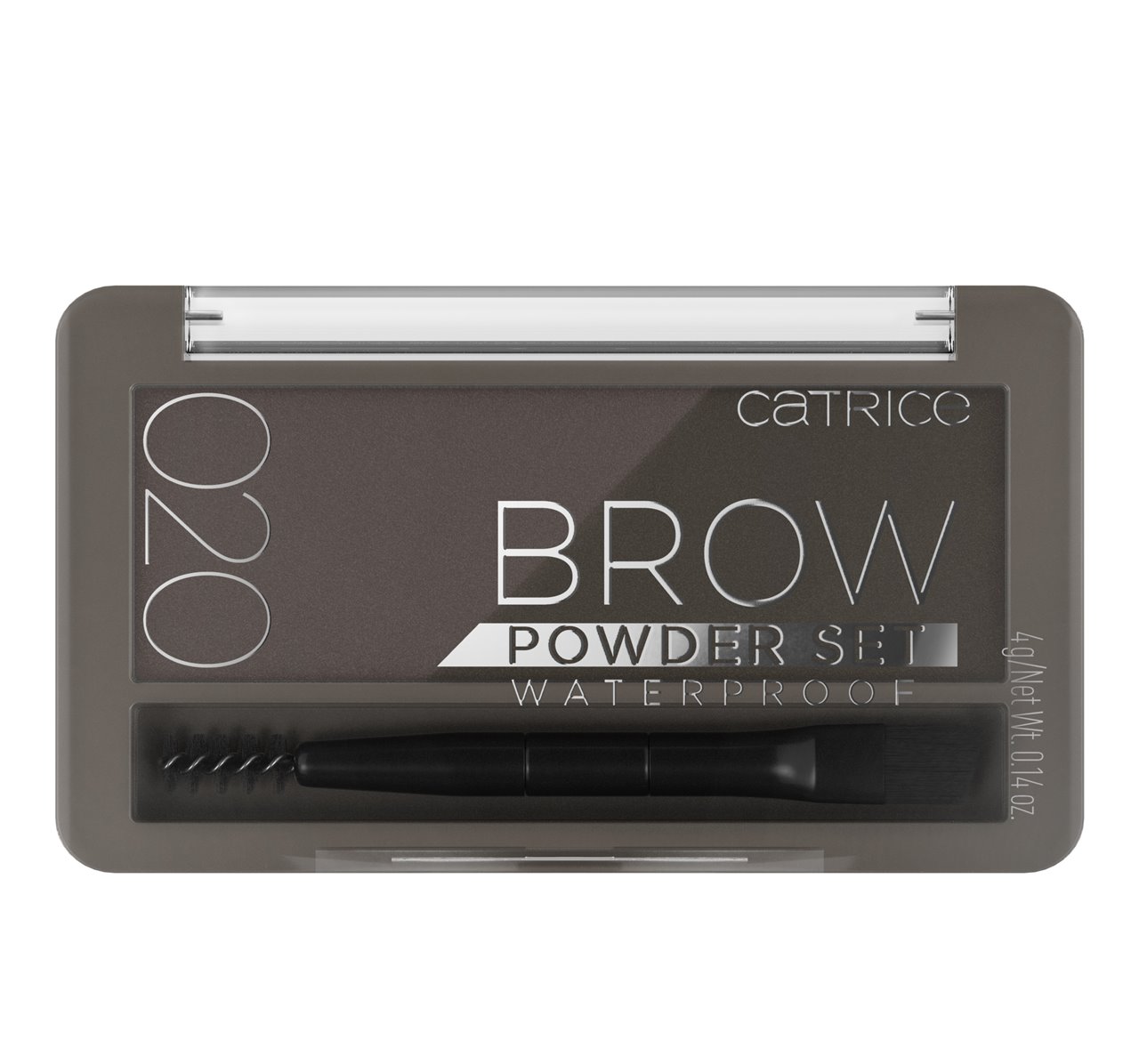 catrice brow powder set waterproof 020 ash brown 4g 1