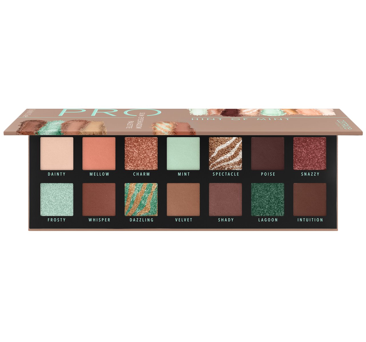 catrice pro hint of mint slim eyeshadow palette 010 aesthetic vibes 106g