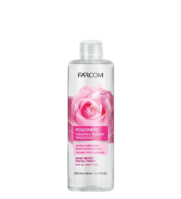 farcom rose lotion front 300ml