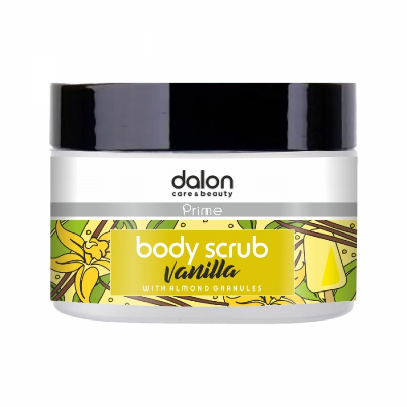 dalon prime body scrub vanilla 500ml