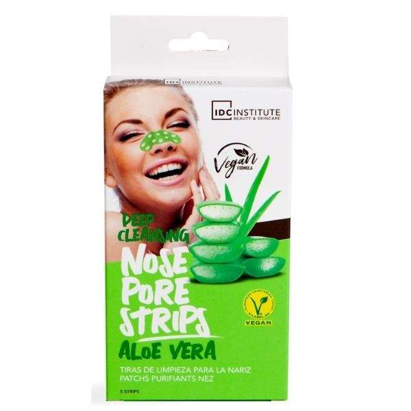 IDC Vegan Nose Strips Aloe Vera Ταινίες Καθαρισμού Μύτης 5 pcs x 2.5gr 1