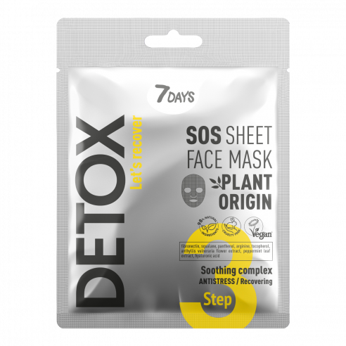 7days sos sheet face mask soothing