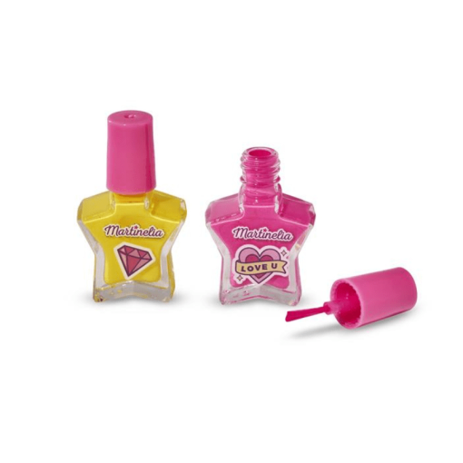 Martinelia-Crush-s-Nail-Polish-Σετ-Με-2-Βερνίκια-Νυχιών-Χ-4ml-Ροζ-Κίτρινο-1 Martinelia Crush s Nail Polish Σετ Με 2 Βερνίκια Νυχιών Χ 4ml Ροζ Κίτρινο 1