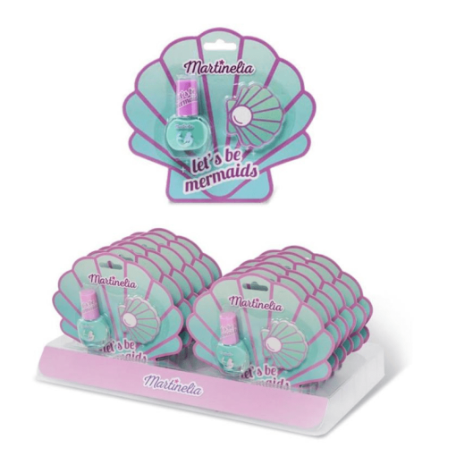 Martinelia-Lets-Be-Mermaids-Nail-Design-Kit-Βερνίκι-Νυχιών-Ροζ-4ml-Λίμα-Κοχύλι Martinelia Lets Be Mermaids Nail Design Kit Βερνίκι Νυχιών Ροζ 4ml Λίμα Κοχύλι