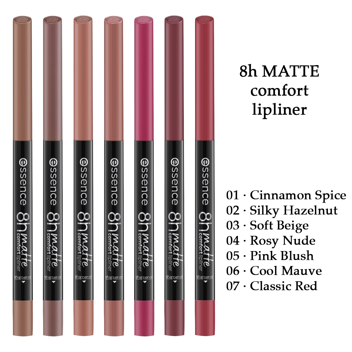 8h MATTE comfort lipliner