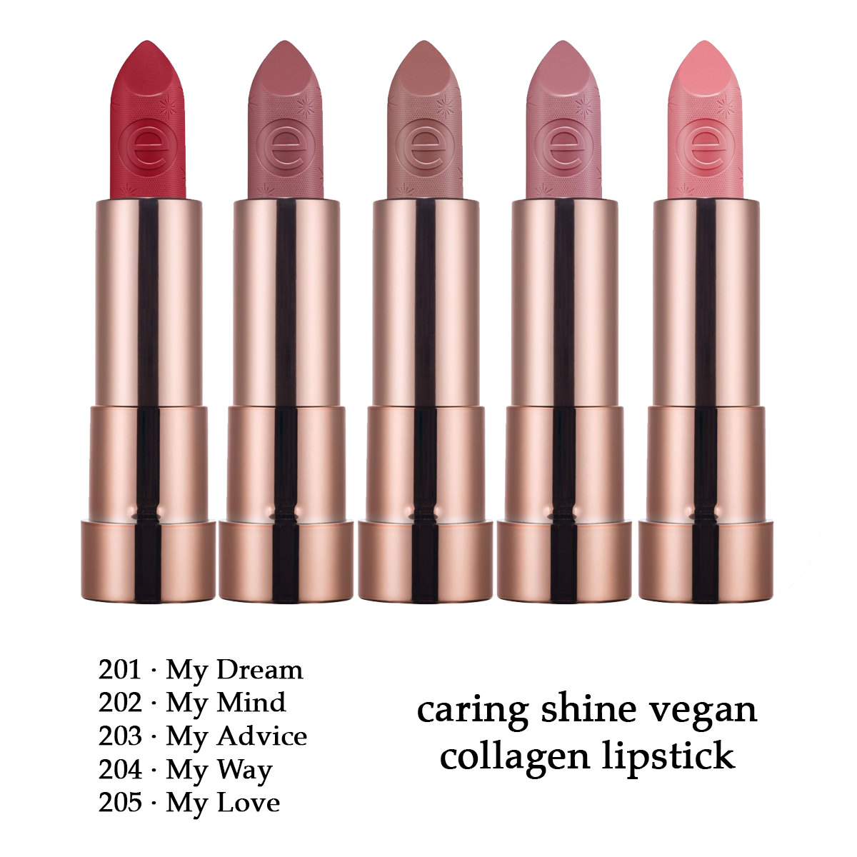 caring shine vegan collagen lipstic