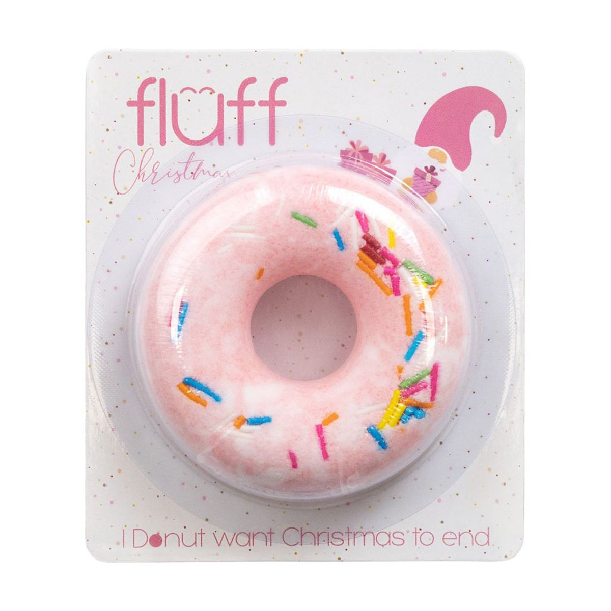 Fluff Bath Donut Pink Cotton Candy c