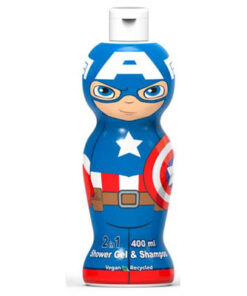 Air-Val Αφρόλουτρο & Σαμπουάν 2in1 Captain America 400ml Vegan