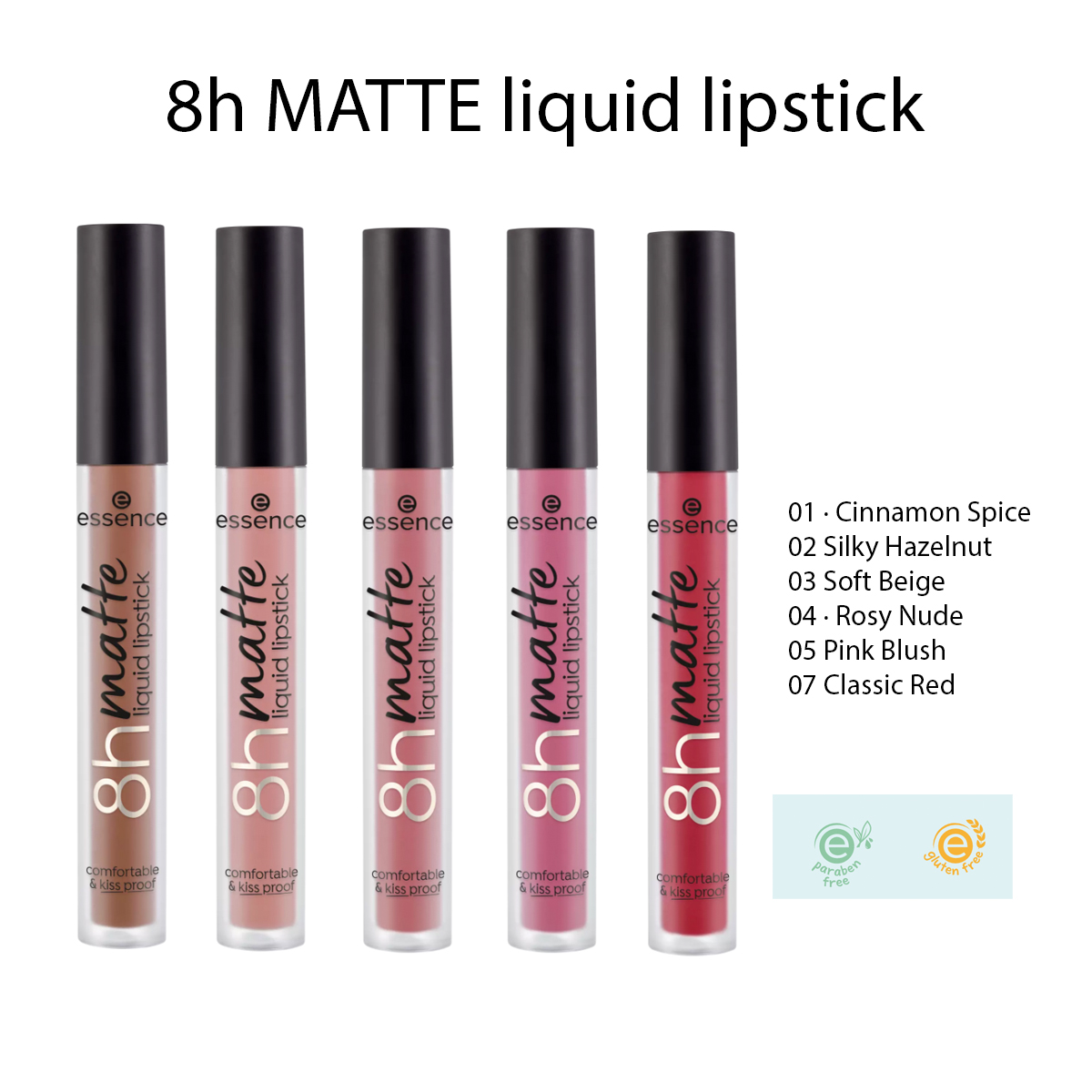 8h MATTE liquid lipstick