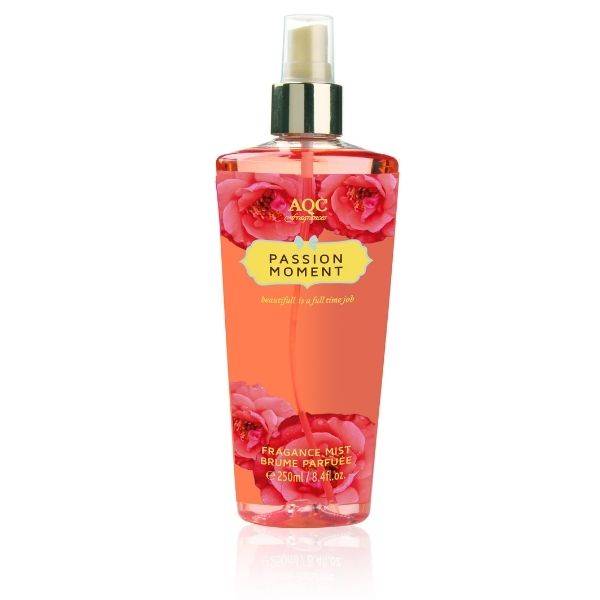 AQC fragrances Body Mist 250ml Spray Passion Moment