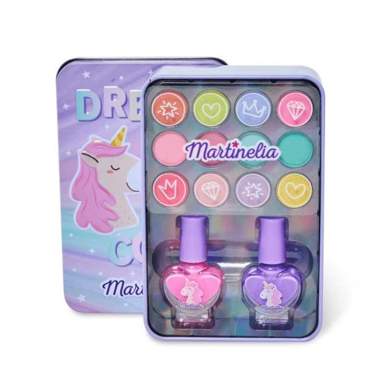 Martinelia Little Unicorn Mini Beauty Kit Κουτί Μανικιούρ Μακιγιάζ 9 x 14 x 45 cm