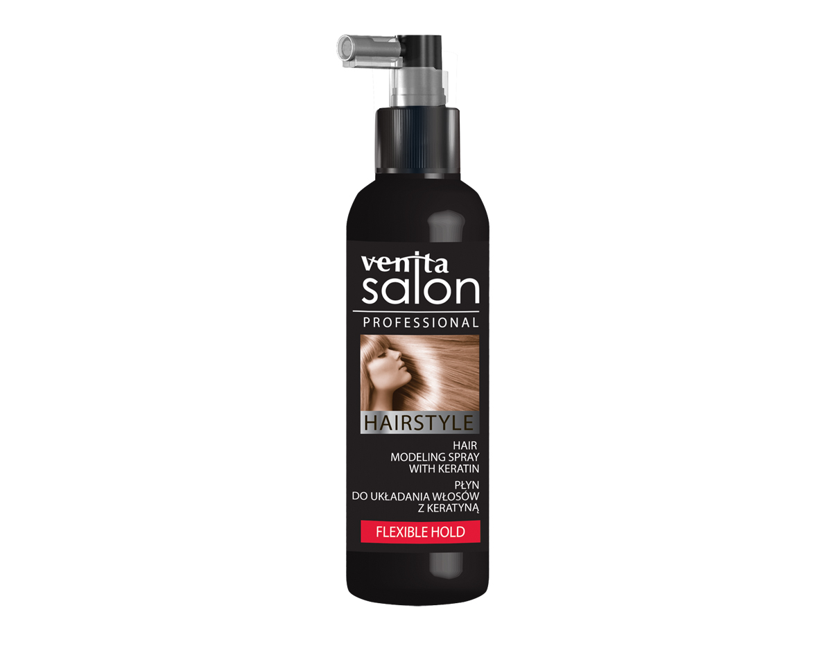 venita salon modeling spray flexible hold