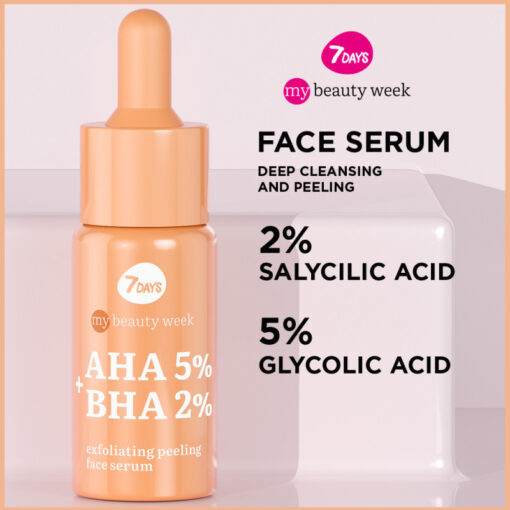 7days mb ahabha exfoliating peeling face serum 3