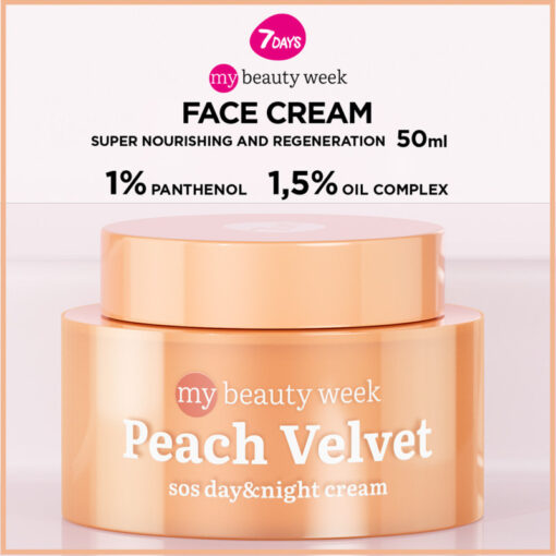 7days mb peach velvet sos day night cream