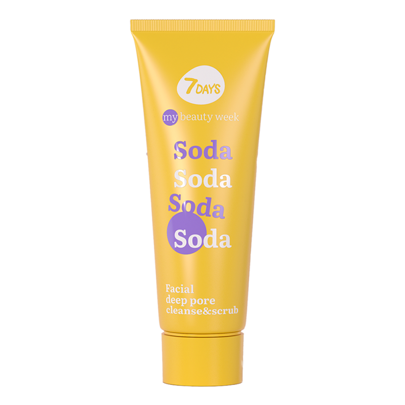 7days mb soda facial deep pore cleanse scrub