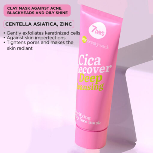 7days mb cica recover purifyiclay face mask