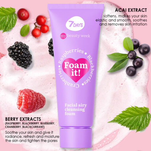 7days mb foam it faciaairy cleansing foam