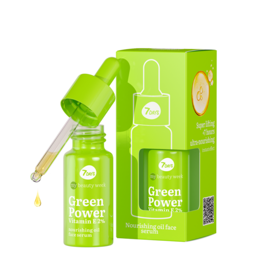 7days mb green vitamin e nourish oil face serum