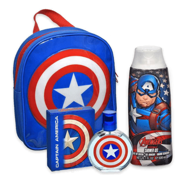 Air-Val-International-Marvel-Captain-America-Backpack-Set-Σετ-Δώρου-για-αγόρια-Άρωμα-EDT-50ml-Αφρόλουτρο-300ml-Τσάντα-πλάτης-1 Air Val International Marvel Captain America Backpack Set Σετ Δώρου για αγόρια Άρωμα EDT 50ml Αφρόλουτρο 300ml Τσάντα πλάτης 1