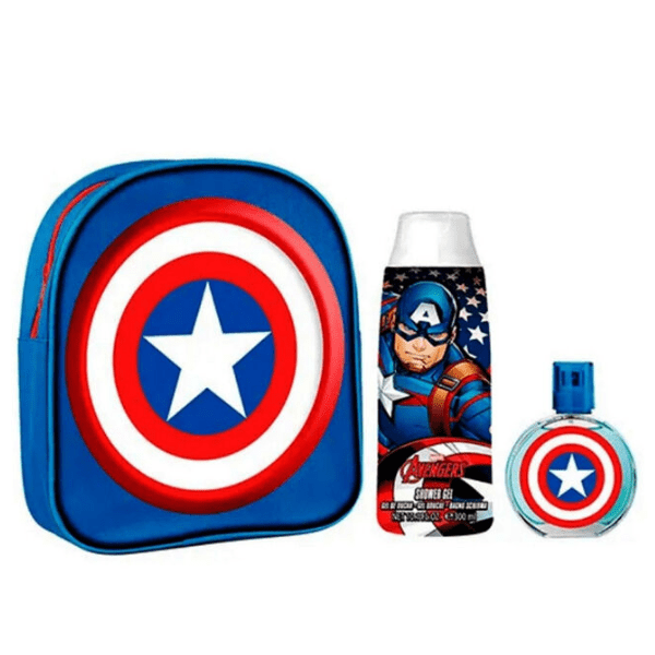 Air-Val-International-Marvel-Captain-America-Backpack-Set-Σετ-Δώρου-για-αγόρια-Άρωμα-EDT-50ml-Αφρόλουτρο-300ml-Τσάντα-πλάτης Air Val International Marvel Captain America Backpack Set Σετ Δώρου για αγόρια Άρωμα EDT 50ml Αφρόλουτρο 300ml Τσάντα πλάτης