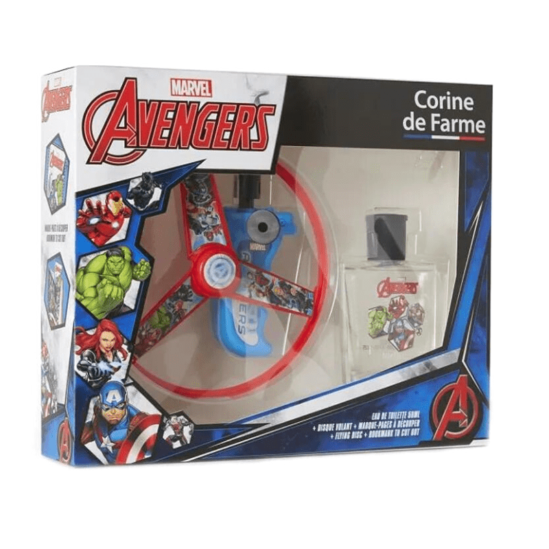 Corine-De-Farme-Avengers-Παιδικό-Σετ-Άρωμα-EDT-50ml-Παιχνίδι-Υπτάμενος-Δίσκος-Ηλικία-3-1 Corine De Farme Avengers Παιδικό Σετ Άρωμα EDT 50ml Παιχνίδι Υπτάμενος Δίσκος Ηλικία 3 1