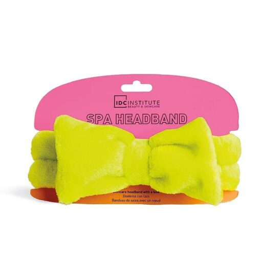 IDC Neon Spa Headband Κορδέλα Μαλλιών για Μακιγιάζ με Φιόγκο Φωσφορούχα 2