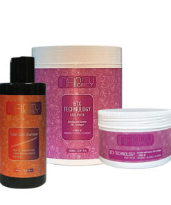 Bundle Qure Infinity Care Botox Hair Mask 1000ml +  Infinity Care Botox Hair Mask 250ml +  Infinity Care Color Care Shampoo 300ml