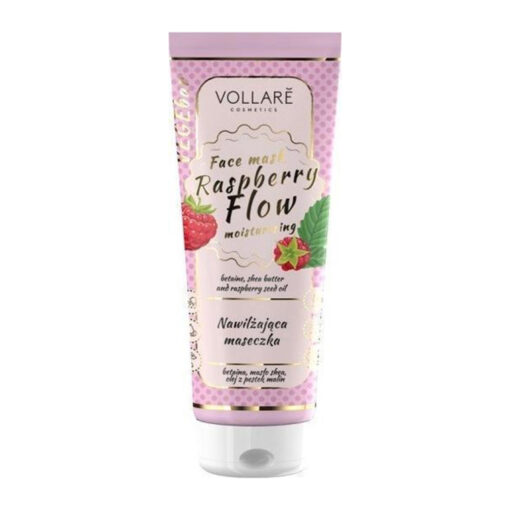 vollare raspberry flow moisturizing mask raspberry seed oil shea butter betaine 100ml