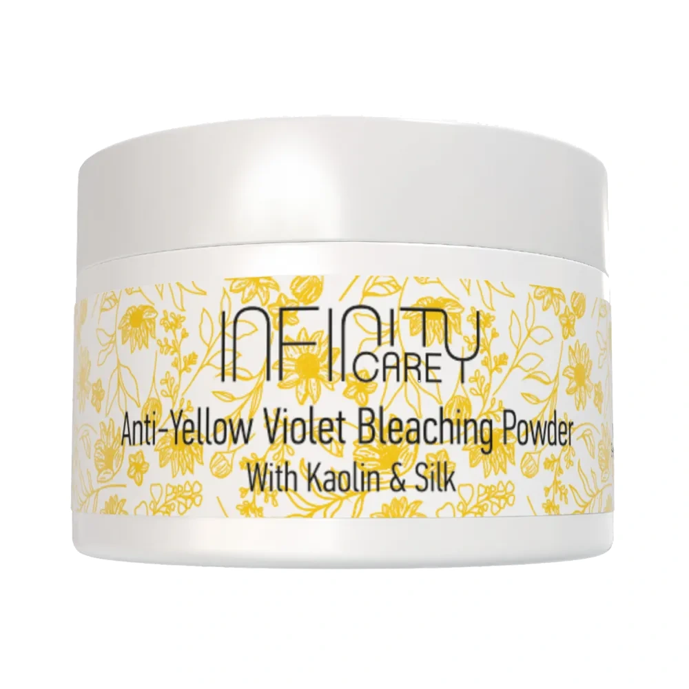 Anti-Yellow-Violet-Bleaching-Powder-50g-With-Kaolin-Silk-Infinity-Care-2 Anti Yellow Violet Bleaching Powder 50g With Kaolin Silk Infinity Care 2