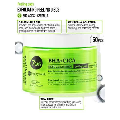 7days exfoliating peeling pa3ds bhacica