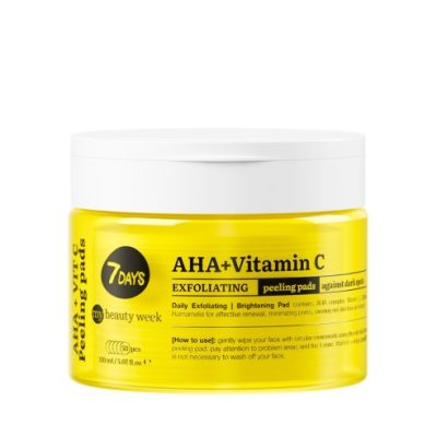 7DAYS Exfoliating Peeling Pads AHA+VITAMIN C