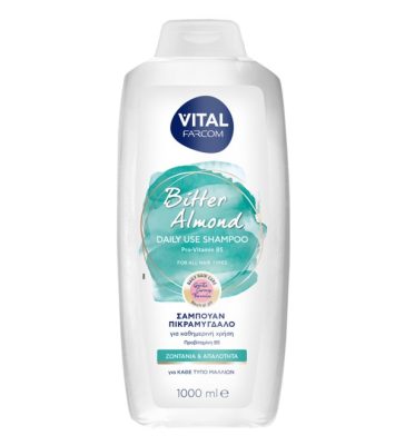 Farcom Vital Σαμπουάν Bitter Almond 1000ml Zωντάνια & Απαλότητα