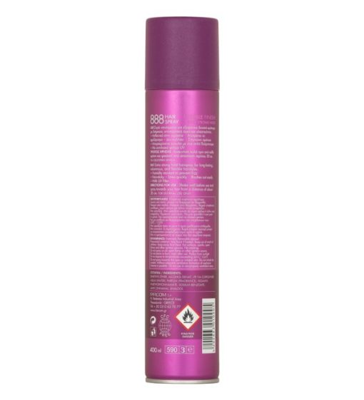 888 hair spray 2023 flexible 400ml back