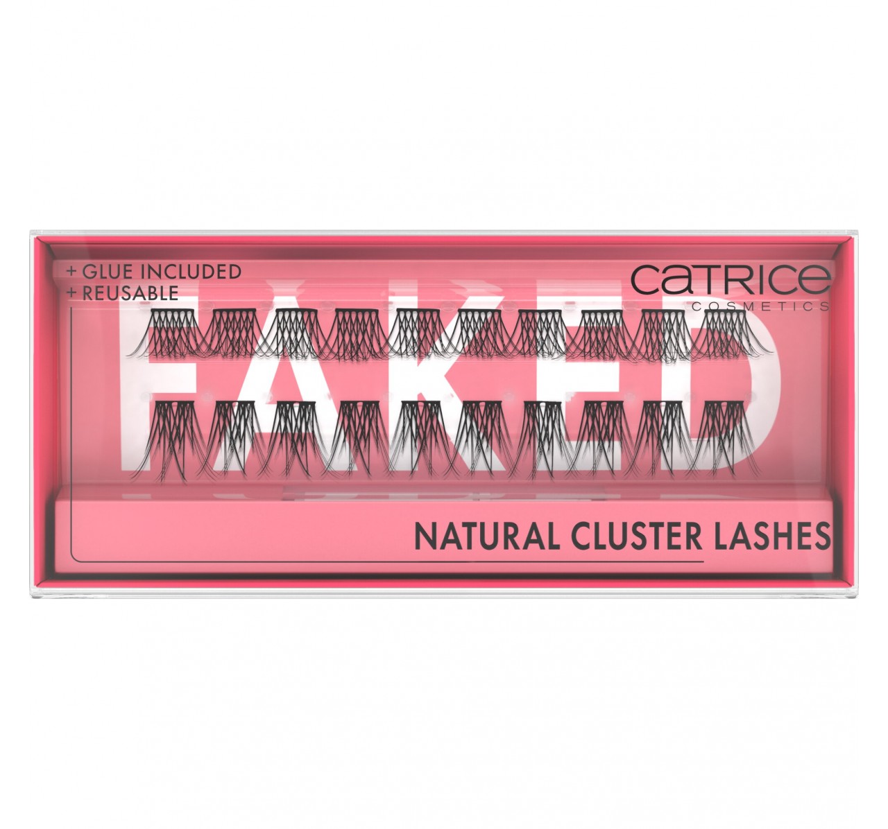 catrice faked natural cluster lashes 20pcs
